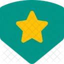 Escudo Estelar Premio De Escudo Emblema Ícone