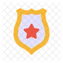 Escudo Estrela Escudo De Seguranca Escudo Protetor Ícone