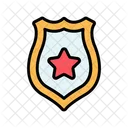 Escudo De Estrella Escudo De Seguridad Escudo Protector Icono