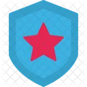 Estrella Protectora Ley Seguridad Icon