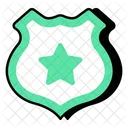 Escudo De Estrella Escudo De Seguridad Escudo De Proteccion Icono