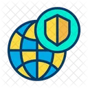 Globo Escudo  Icon