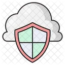 Escudo de nube  Icono