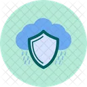 Escudo de nube  Icono