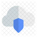 Escudo De Nubes Nube Escudo Icon