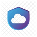 Escudo de nube  Icono