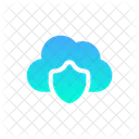 Escudo de nube  Icono