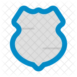 Escudo policial  Ícone