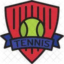 Escudo De Tenis Logo De Tenis Pelota De Tenis Icono