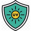 Escudo ultravioleta  Icono