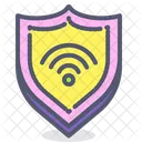 Escudo wi-fi  Ícone