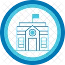 Escuela Icono De Aprendizaje Permanente Educacion Icono