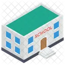 Escuela Instituto Educativo Edificio Icono