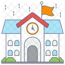 Escuela Instituto Educativo Edificio Icono