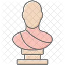 Escultura Antigua Con Brillo De Sombra Icono