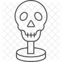 Escultura De Calavera De Borde Fino Icono