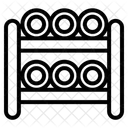 Estante Para Platos Cocina Estante Icono