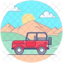 Jeep Da Trekking Automobile Macchina Icon