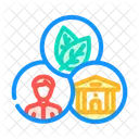 ESG Ambiental Social Ícone