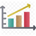 Eskalierendes Balkendiagramm  Symbol