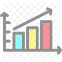 Eskalierendes Balkendiagramm  Symbol