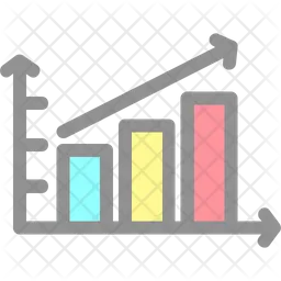 Eskalierendes Balkendiagramm  Symbol