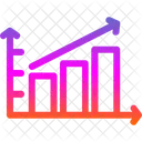 Eskalierendes Balkendiagramm  Symbol