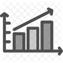 Eskalierendes Balkendiagramm  Symbol