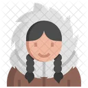 Eskimo Female  Icon