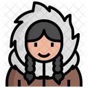 Eskimo Female  Icon