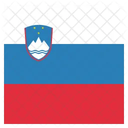 Eslovenia Flag Icono