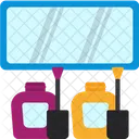 Esmaltes De Unas Espejo Esmaltes De Unas Con Espejo Icono