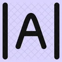 Espacamento Entre Letras Ícone