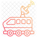 Fourgonnette Spatiale Voiture Spatiale Transport Icône