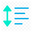 Espacement du texte  Icône