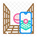 Espacio Aumentado Cuadricula Icono