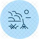 Espacio de campo limpio  Icono