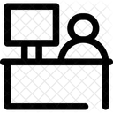 Espacio De Trabajo Sala De Juntas Colega Icono