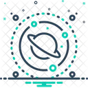 Espaco Planeta Circulo Ícone