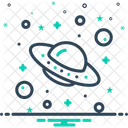 Espaco Planeta Asteroide Ícone