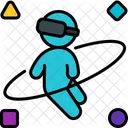Espaço de realidade virtual  Icon