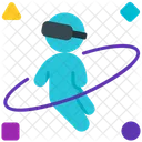 Espaço de realidade virtual  Icon