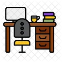 Local De Trabalho Escritorio Negocios Icon