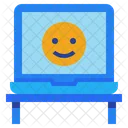 Laptop Amigavel Espaco De Trabalho Icon