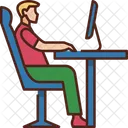 Espaço de trabalho ergonômico  Icon
