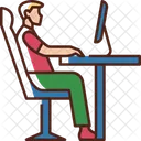 Espaço de trabalho ergonômico  Icon