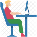 Espaço de trabalho ergonômico  Icon