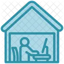 Espaco De Trabalho Remoto Configuracao Icon