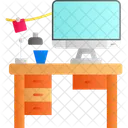 Espaco De Trabalho Area De Trabalho Estudio Icon