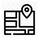Espaco Reservado Regiao Ponteiro De Mapa Ícone